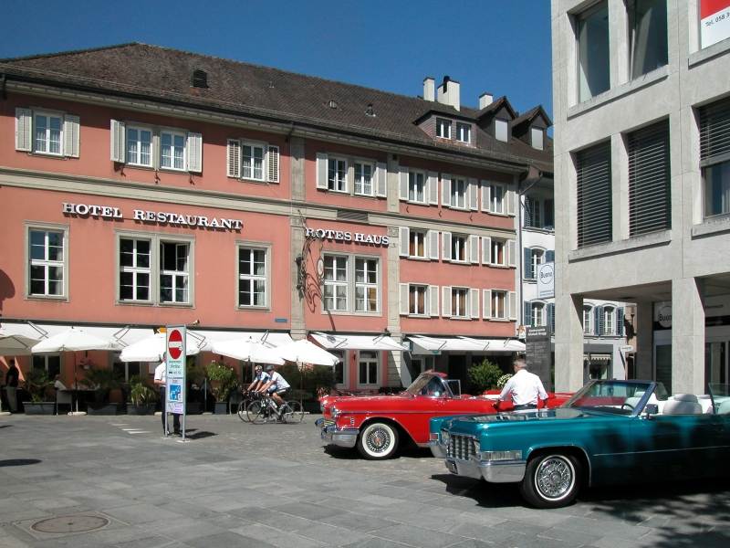 0004_DSCN6090.JPG - Treffpunkt war das Hotel-Restaurant Rotes Haus in Brugg